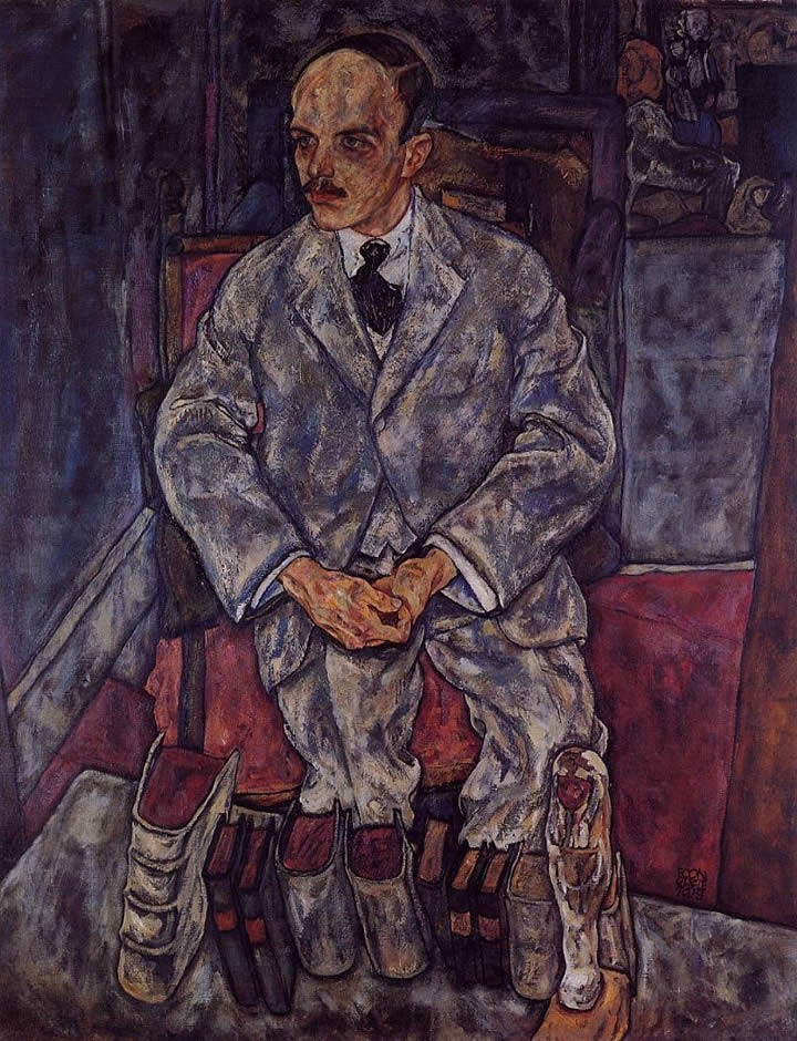 Egon Schiele The Art Dealer Guido Arnot